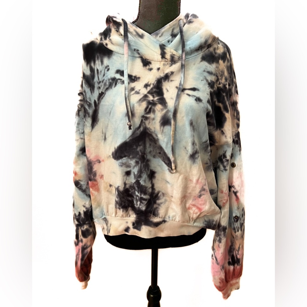 Young Fabulous And Broke tie dye hoodie in size M/L